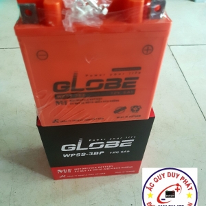 BÌNH ẮCQUY KHÔ GLOBE WP5S-3BP (12V-6AH)