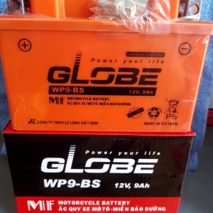 BÌNH ẮCQUY KHÔ GLOBE WP9-BS (12V-9AH)