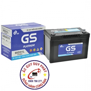 Bình ắc quy GS khô 95D31L (12V-80AH)