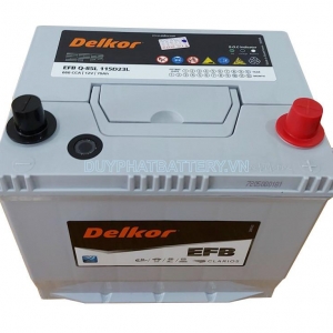 Bình ắc quy DELKOR Q85L 115D23L 12V 70AH CCA 660A