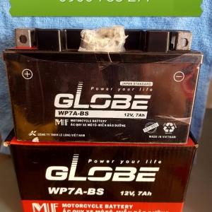 BÌNH ẮCQUY KHÔ GLOBE WP7A-BS (12V-7AH)